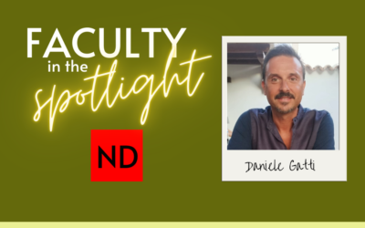 Faculty in the Spotlight: Daniele Gatti